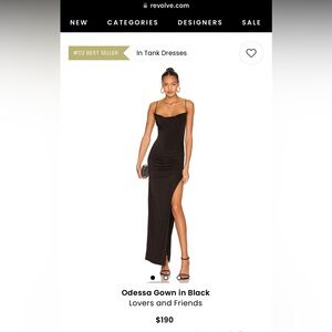 Lovers and Friends Cowl Neck Maxi Dress